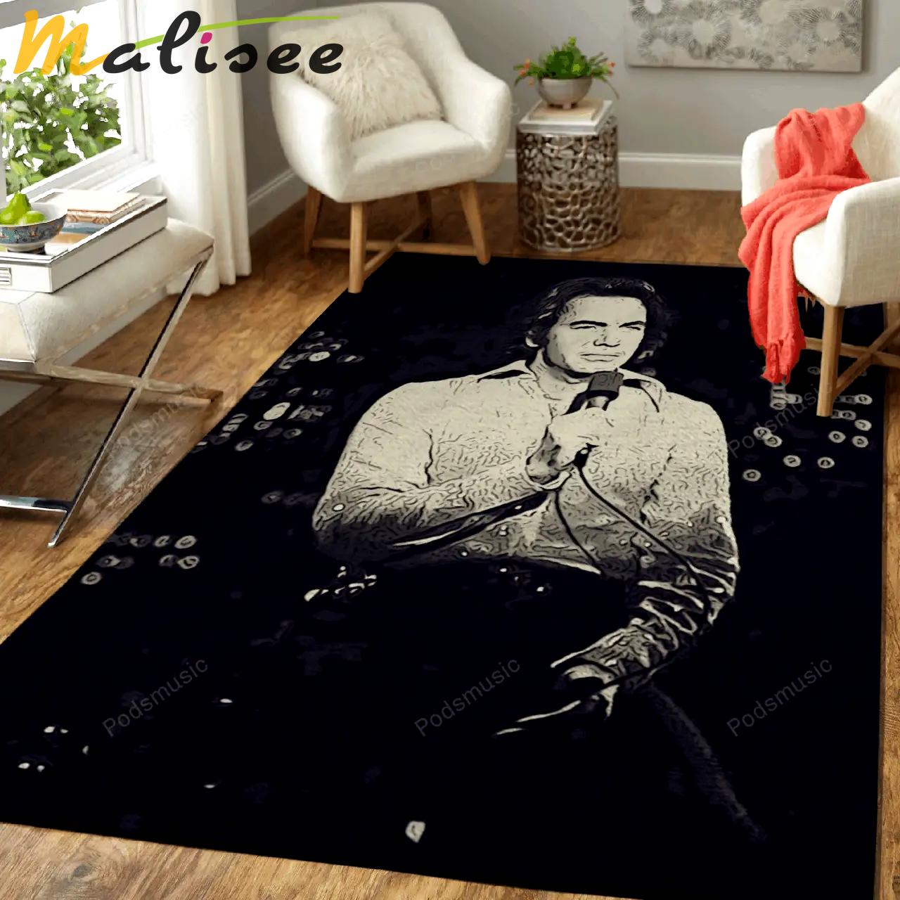 Neil diamond art 8 music artist art for fans area rug living room carpet rug regtangle carpet floor decor home decor Rectangle Rug