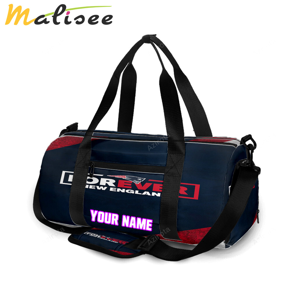 New england patriots forever new england personalized name travel bag gym bag 378 Travel Bag