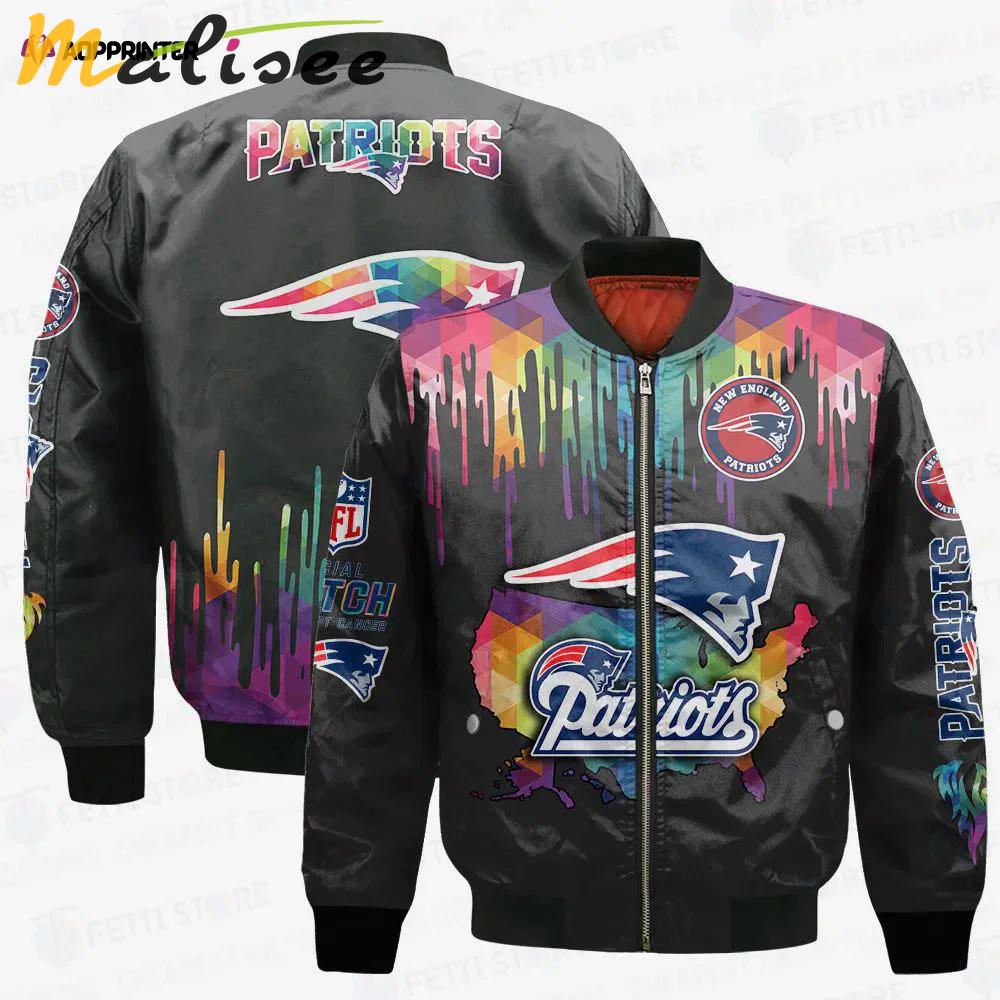 New england patriots – national football league aop bomber jacket v3 Bomber Jacket