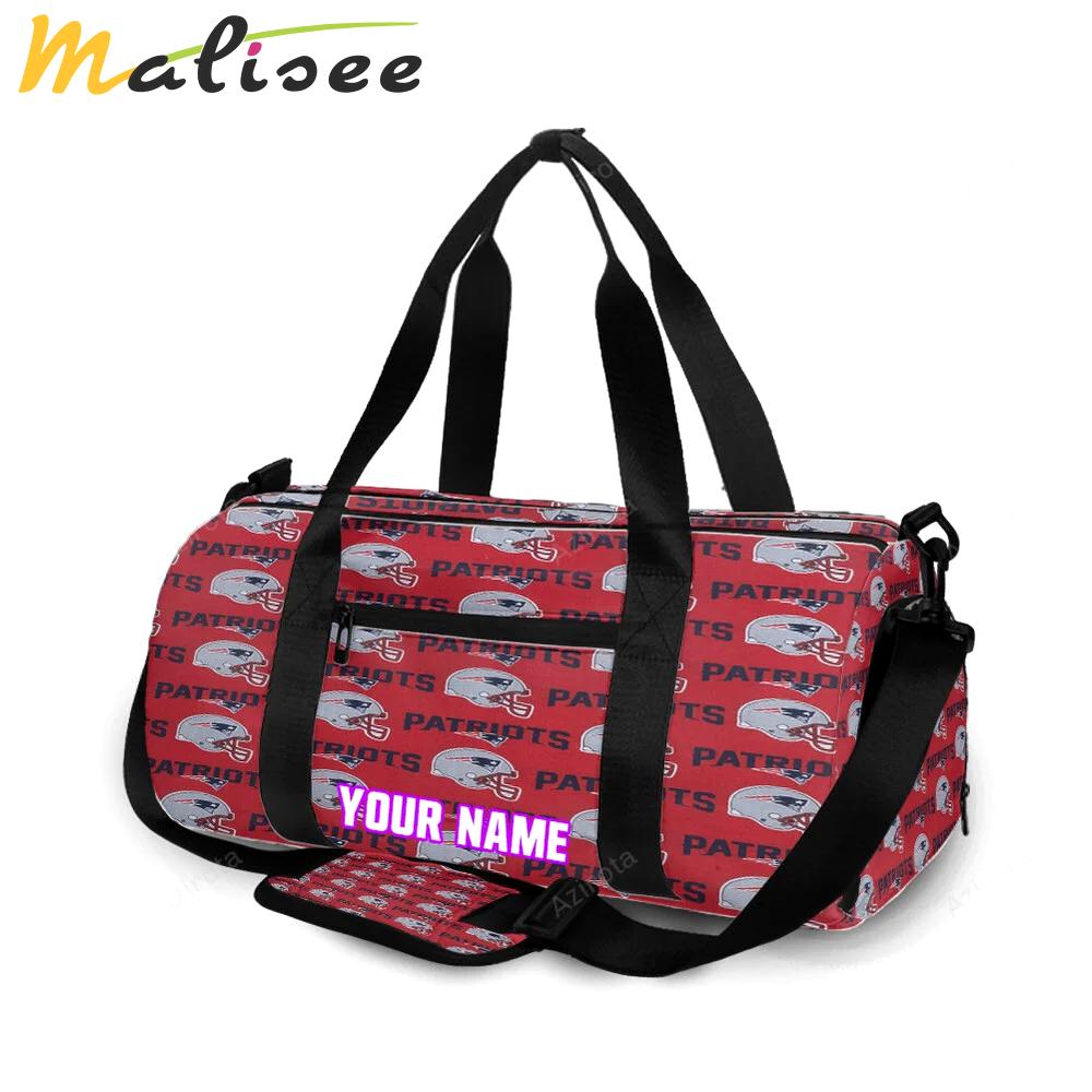 New england patriots8 personalized name travel bag gym bag 1773 Travel Bag