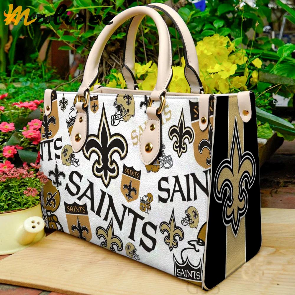 New orleans saints love a1 leather bag g95 1694 Women Leather Hand Bag