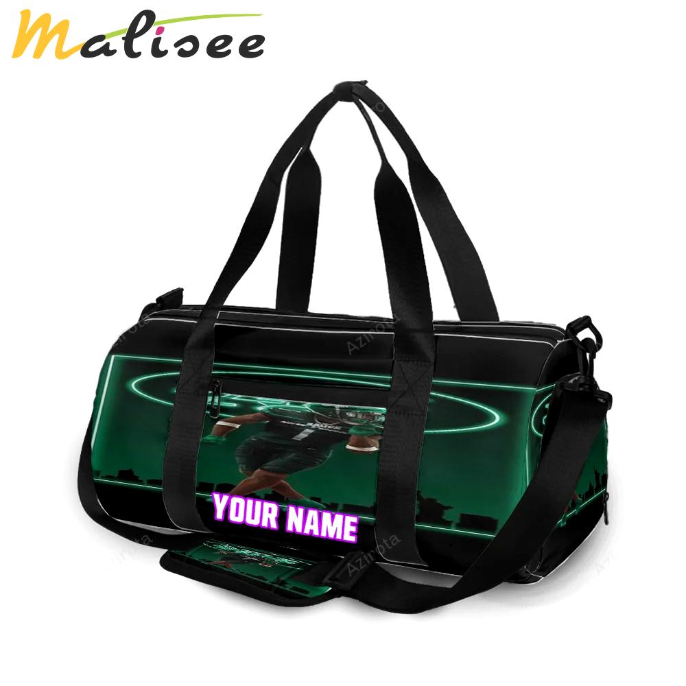 New york jets sauce gardner2 personalized name travel bag gym bag 715 Travel Bag