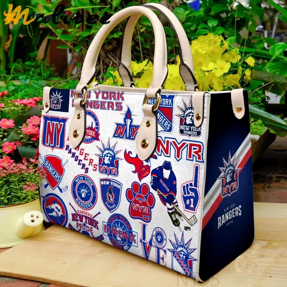 New york rangers leather handbag 2 2975 Women Leather Hand Bag
