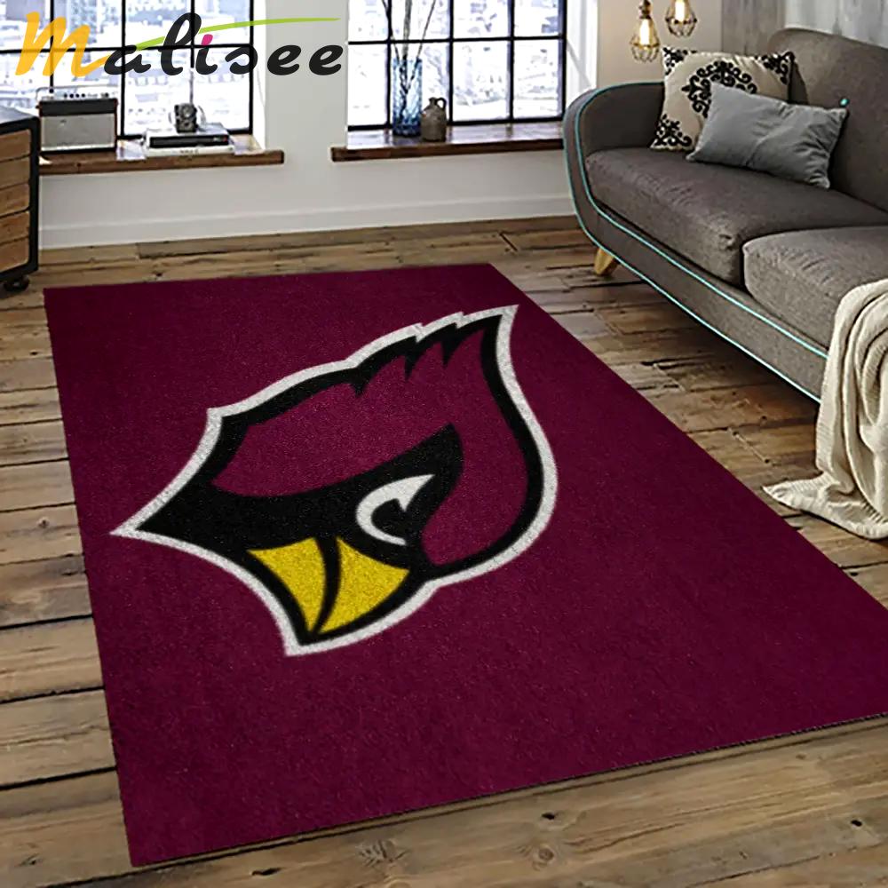 Nfl arizona cardinals football team logo sport carpet rectangle area rug for living room ac55 Rectangle Rug