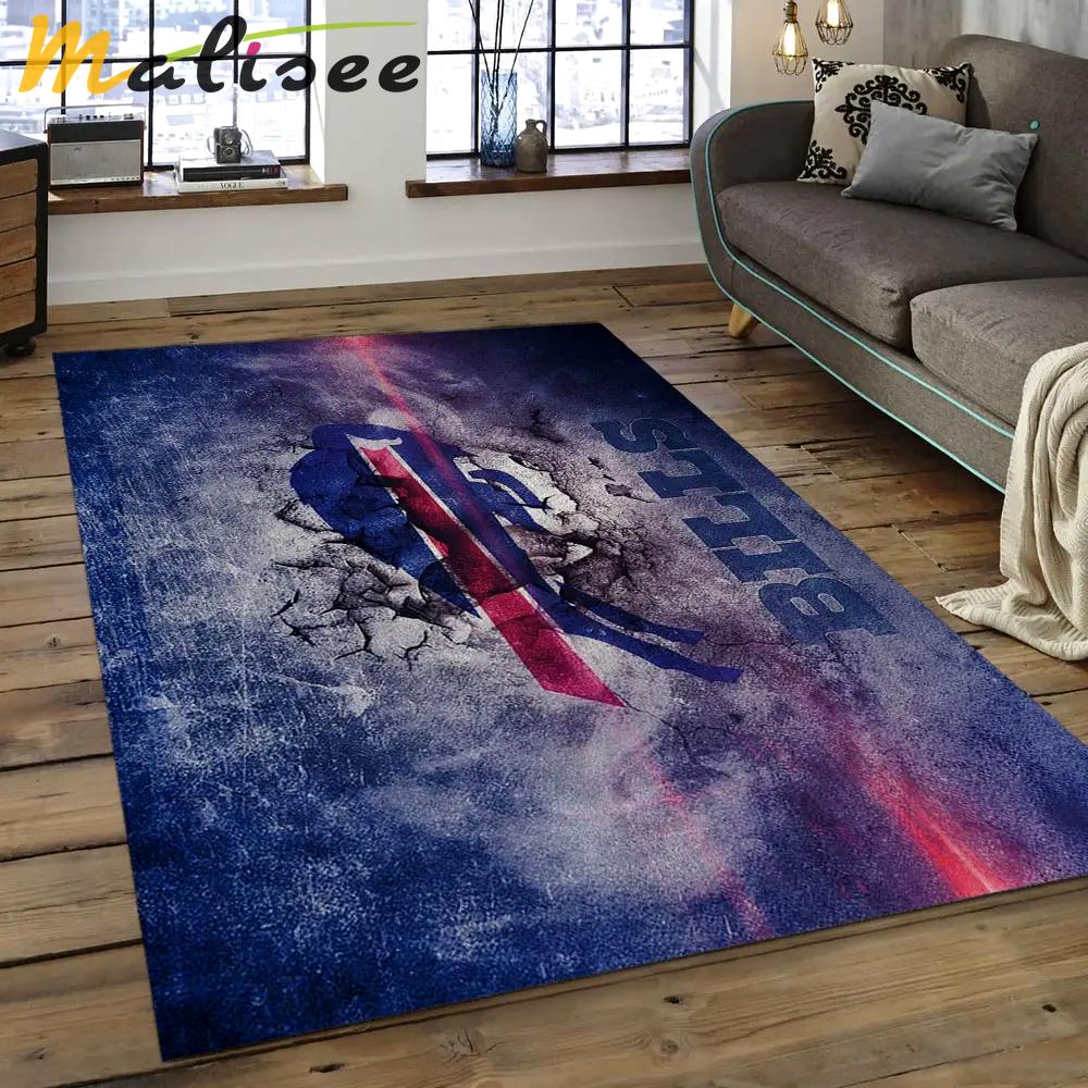 Nfl buffalo bills legendary football team logo rectangle area rug bb10 Rectangle Rug