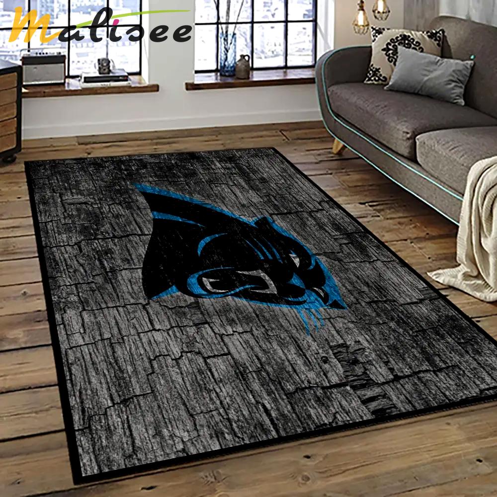 Nfl carolina panthers football team logo sport carpet area rug home decor best gift for friends cp38 Rectangle Rug
