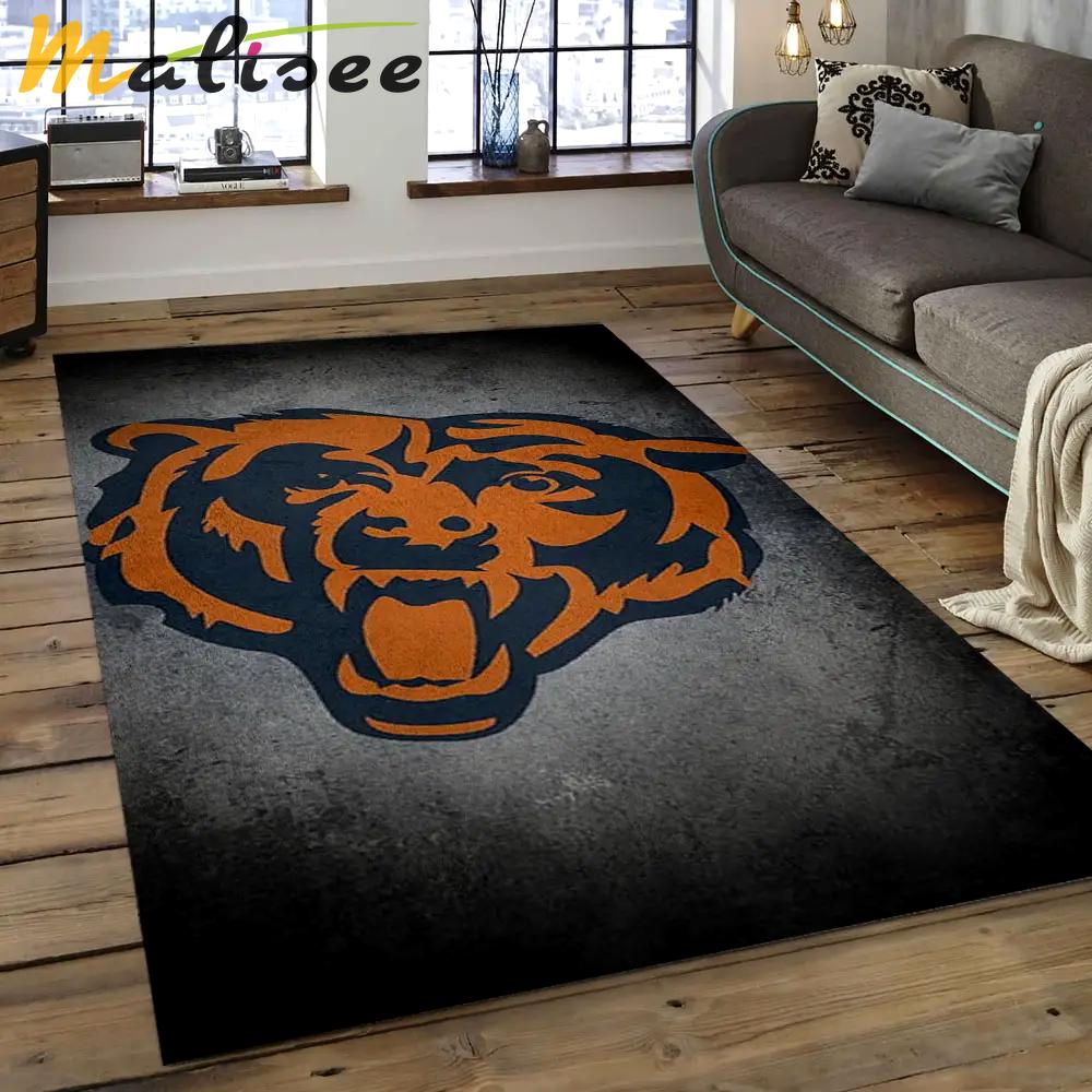 Nfl chicago bears football team logo rectangle area rug cgb39 Rectangle Rug