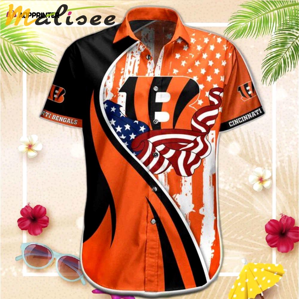Nfl cincinnati bengals hawaiian shirt short for fans Hawaii Shirt