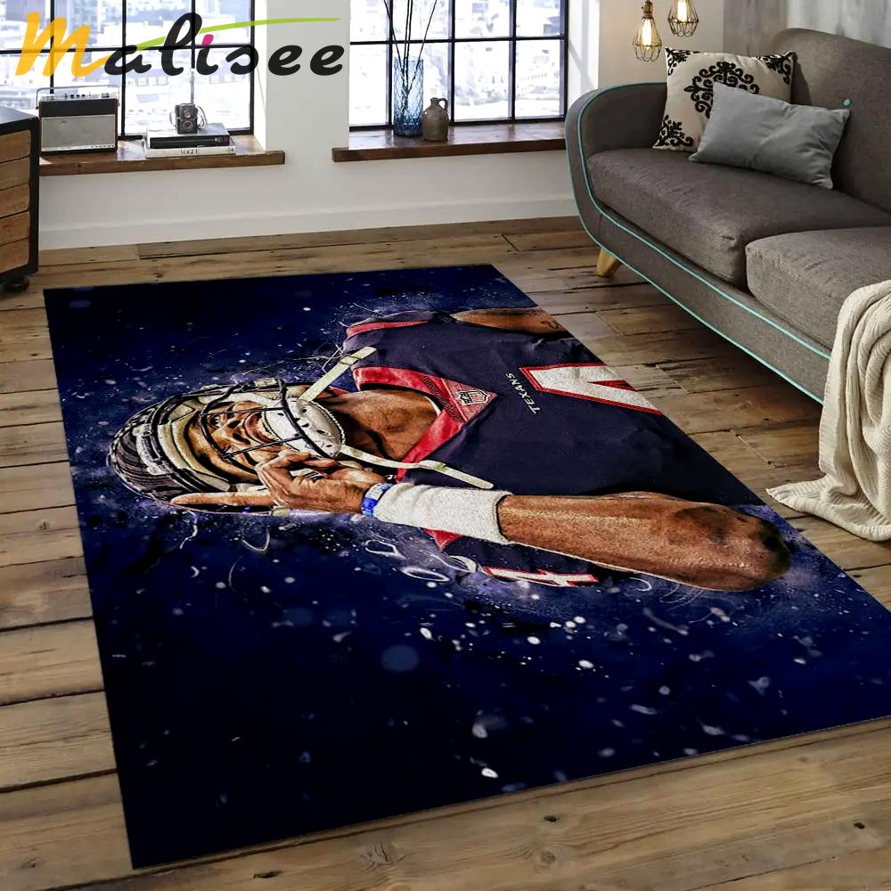 Nfl houston texans football team logo rectangle area rug ht27 Rectangle Rug