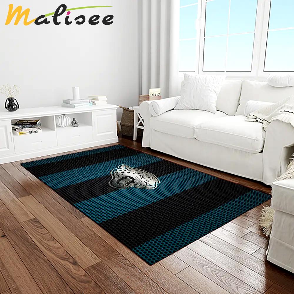 Nfl jacksonville jaguars football team logo rectangle area rug jj13 Rectangle Rug