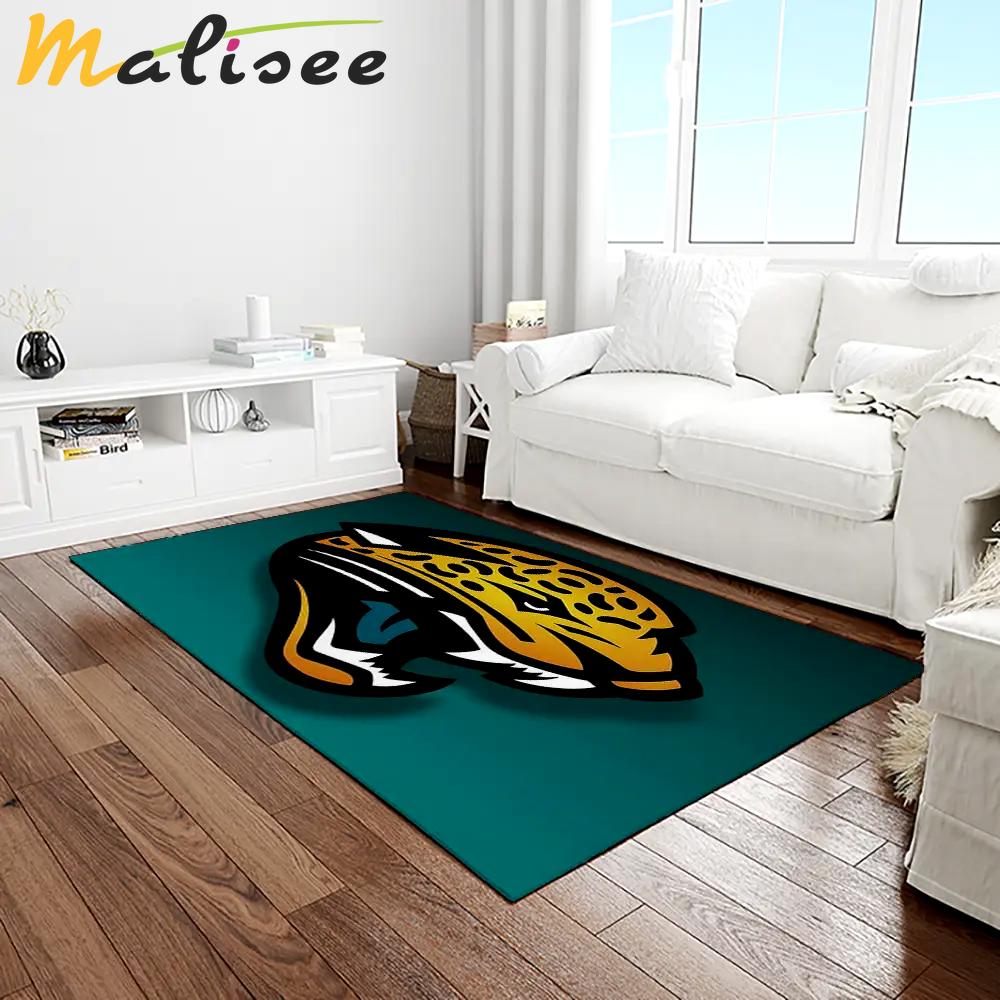 Nfl jacksonville jaguars football team logo rectangle area rug jj34 Rectangle Rug