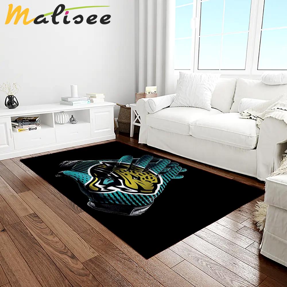 Nfl jacksonville jaguars football team logo rectangle area rug jj39 Rectangle Rug