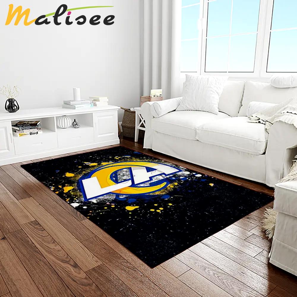 Nfl los angeles rams football team logo rectangle area rug lar24 Rectangle Rug
