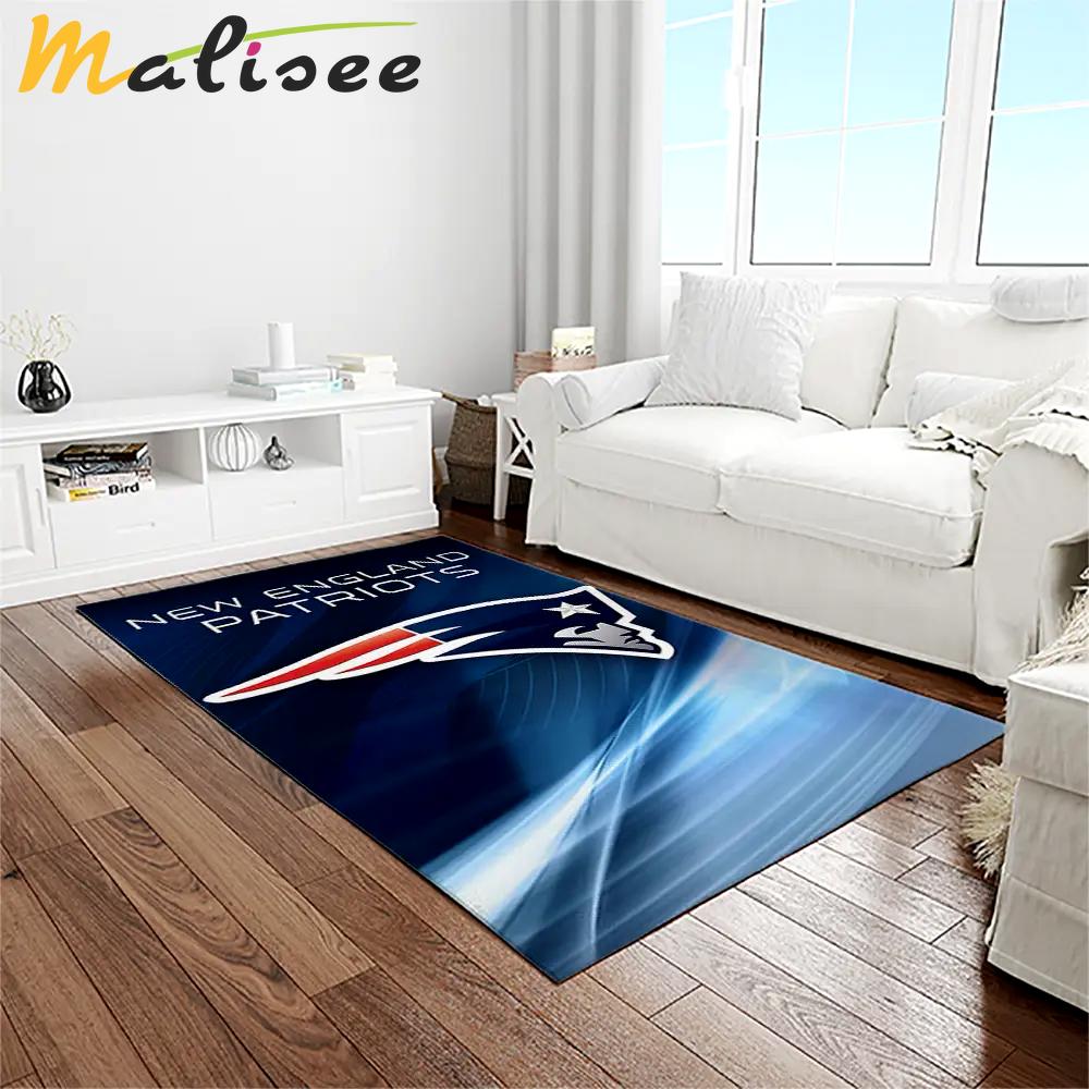Nfl new england patriots football team logo rectangle area rug nep01 Rectangle Rug