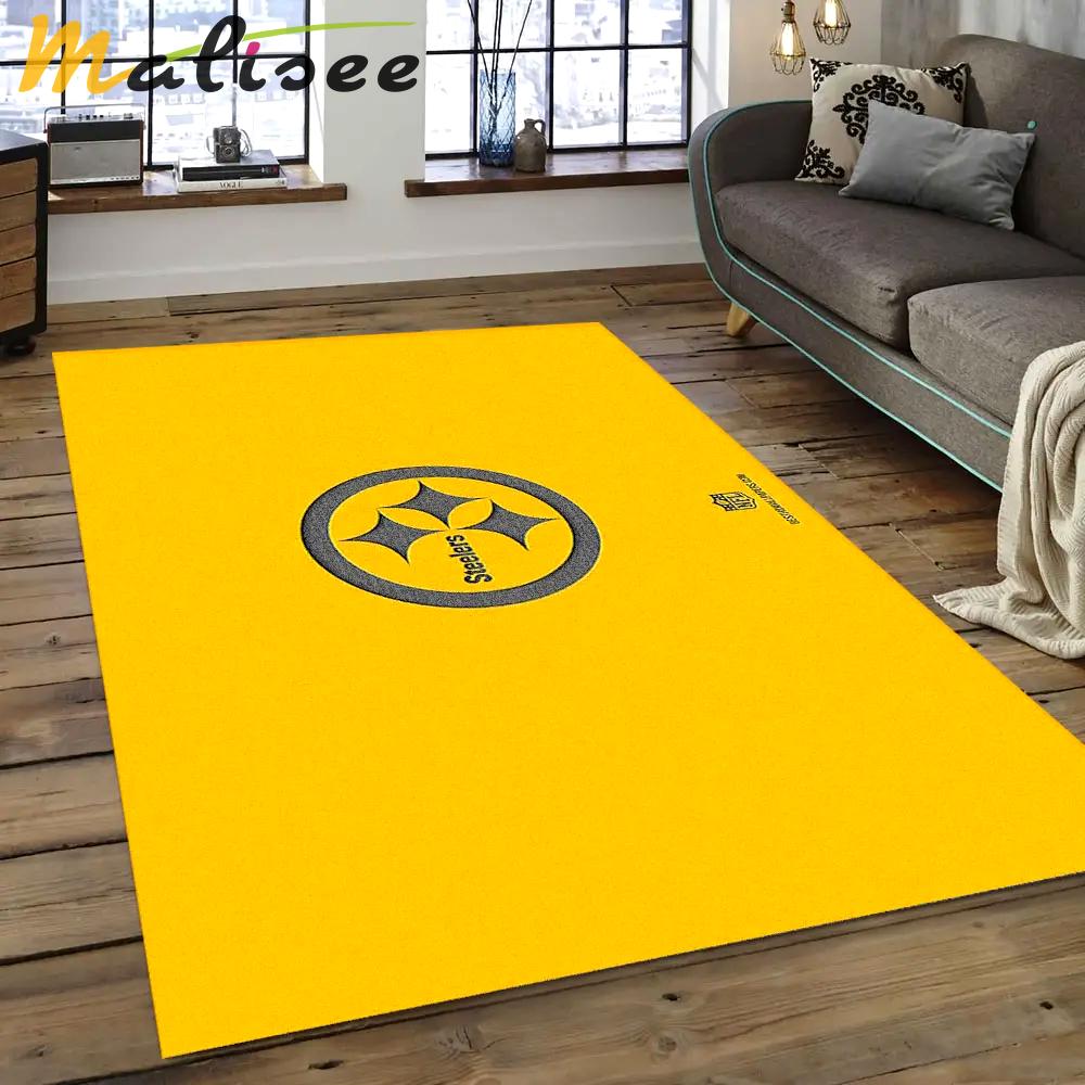 Nfl pittsburgh steelers classic football team logo area rug psf05 Rectangle Rug