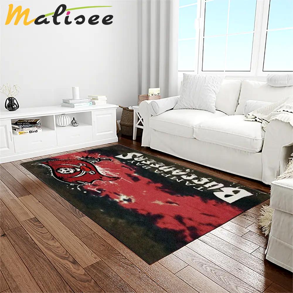 Nfl tampa bay buccaneers team logo rectangle area rug tbb21 Rectangle Rug