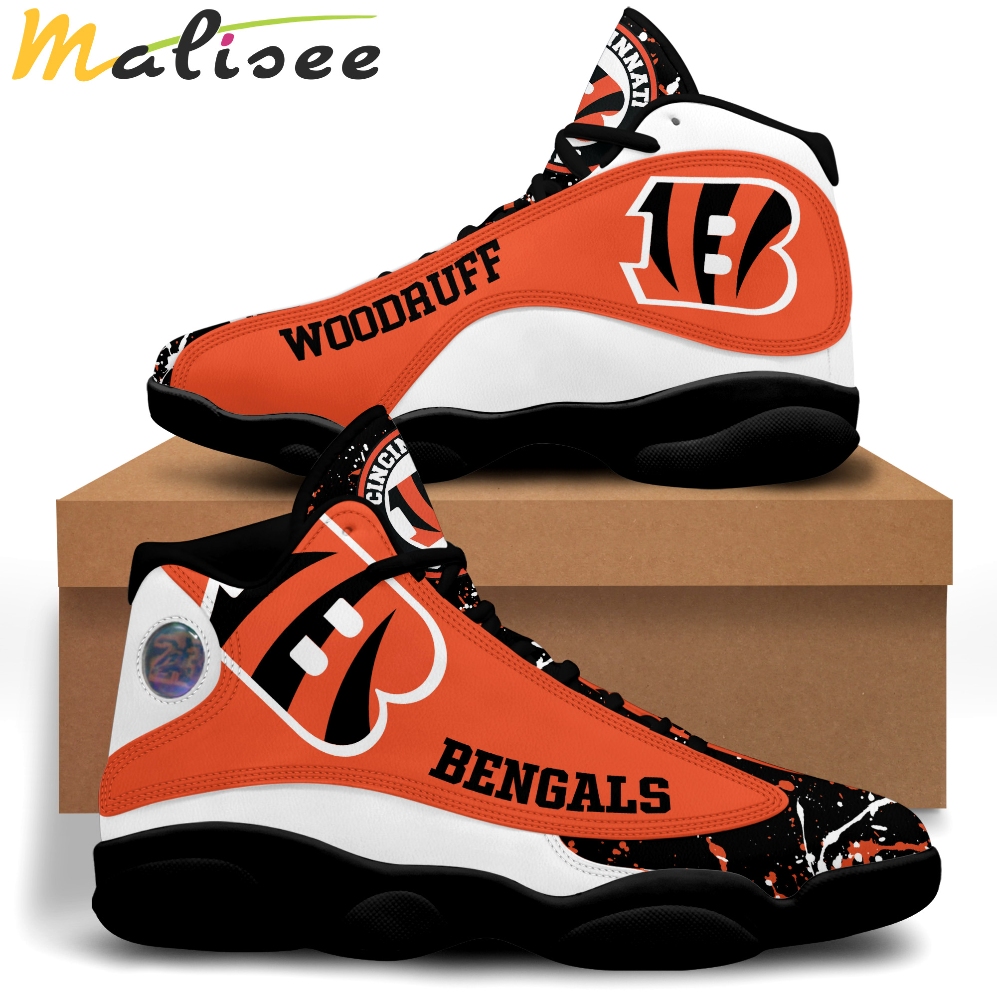 Nfl woodruff Air Jordan 13 Gifts For Men Women Full Size Shoes For Fans Sneakers
