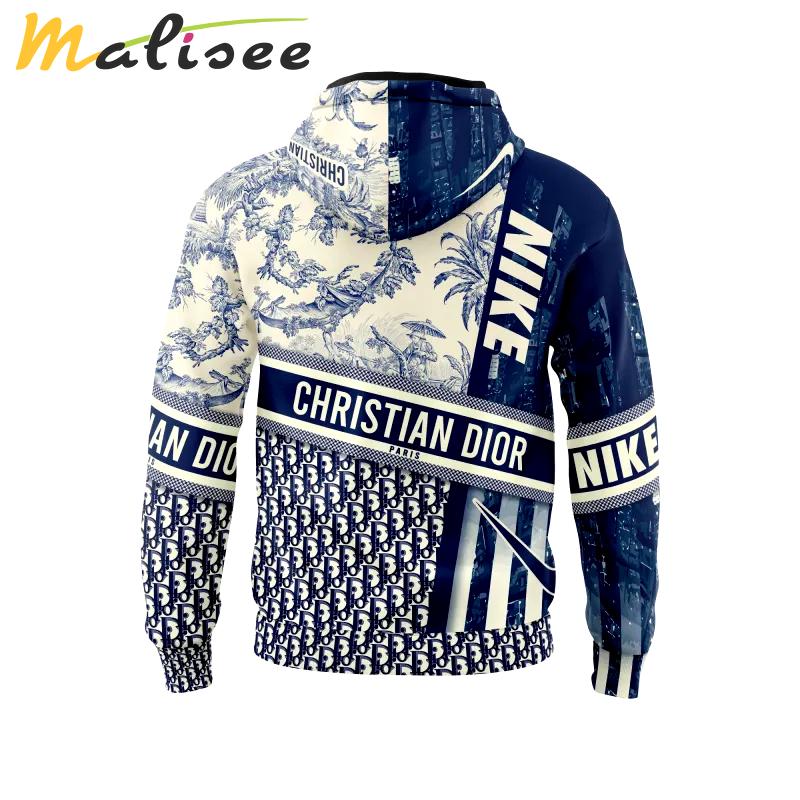 Nike christian dior unisex hoodie outfit for men women luxury brand clothing Hoodie 3D