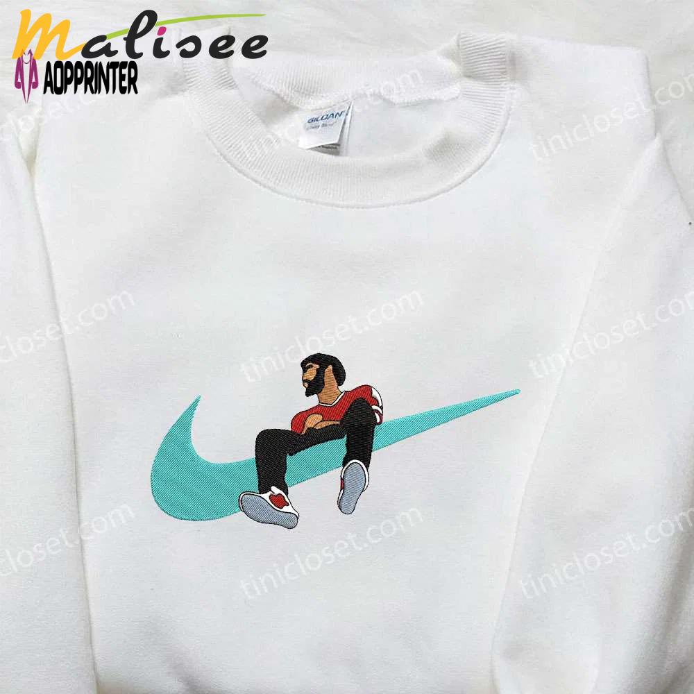 Nike swoosh x j cole embroidered shirt – rapper & celebrity apparel Embroidered Shirt