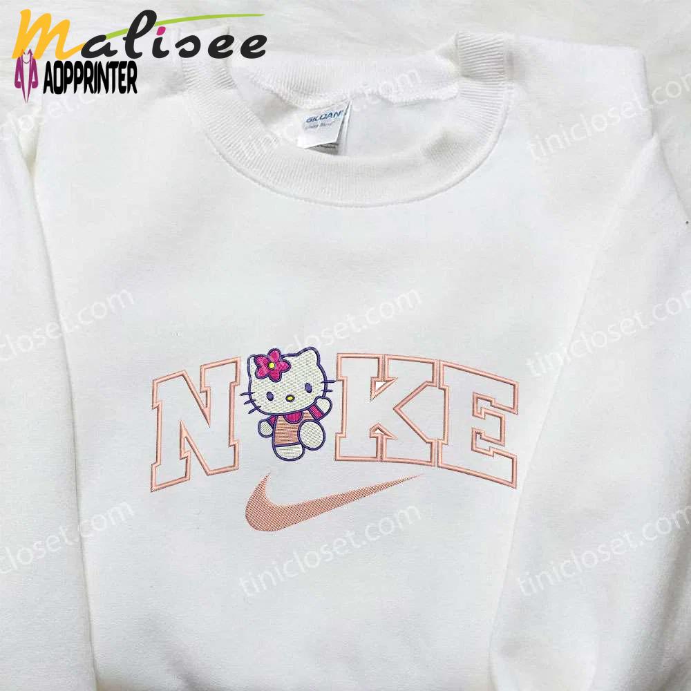 Nike x hello kitty embroidered shirt & sweatshirt: perfect daughter gifts Embroidered Shirt