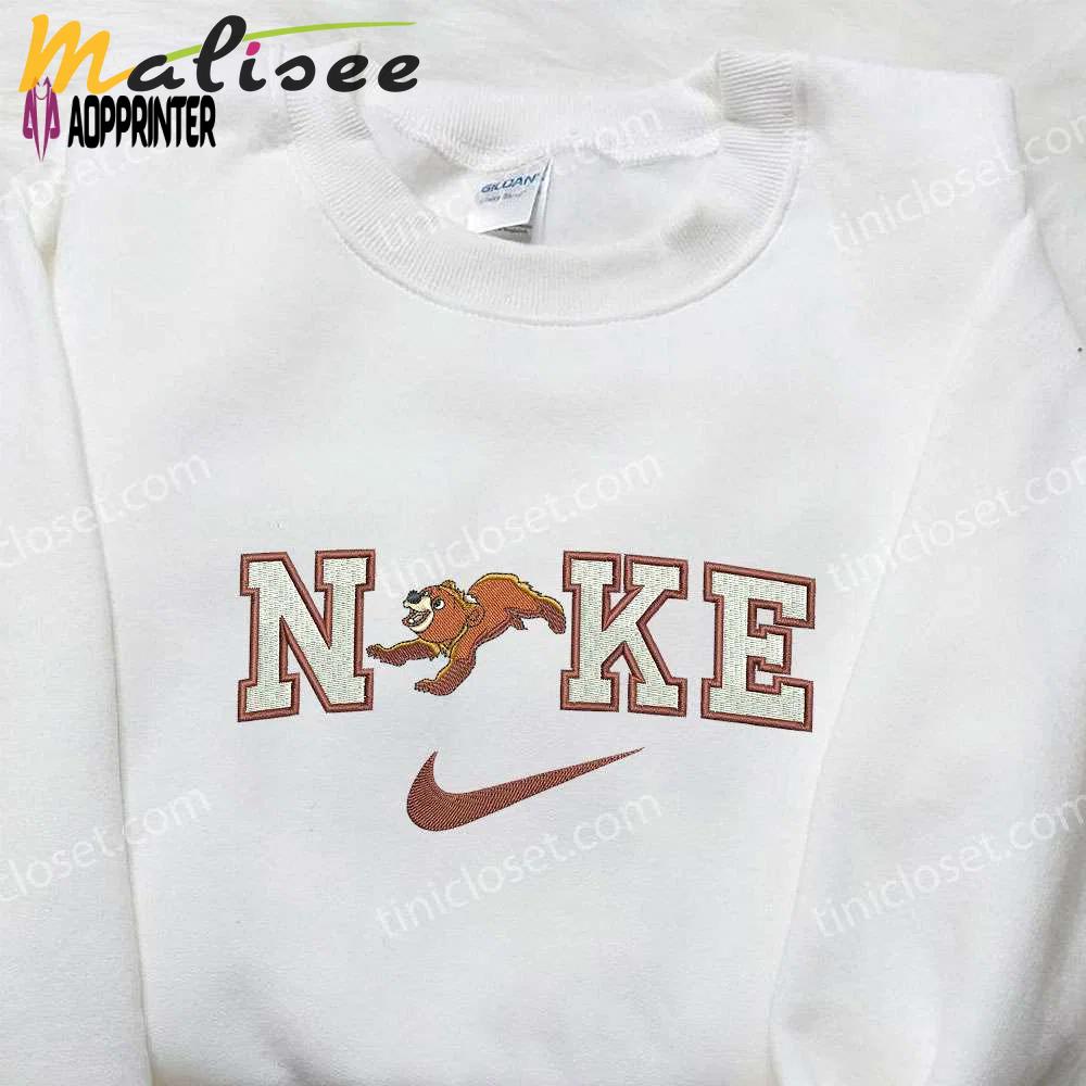 Nike x koda bear & disney embroidered shirts: unique nike inspired apparel Embroidered Shirt