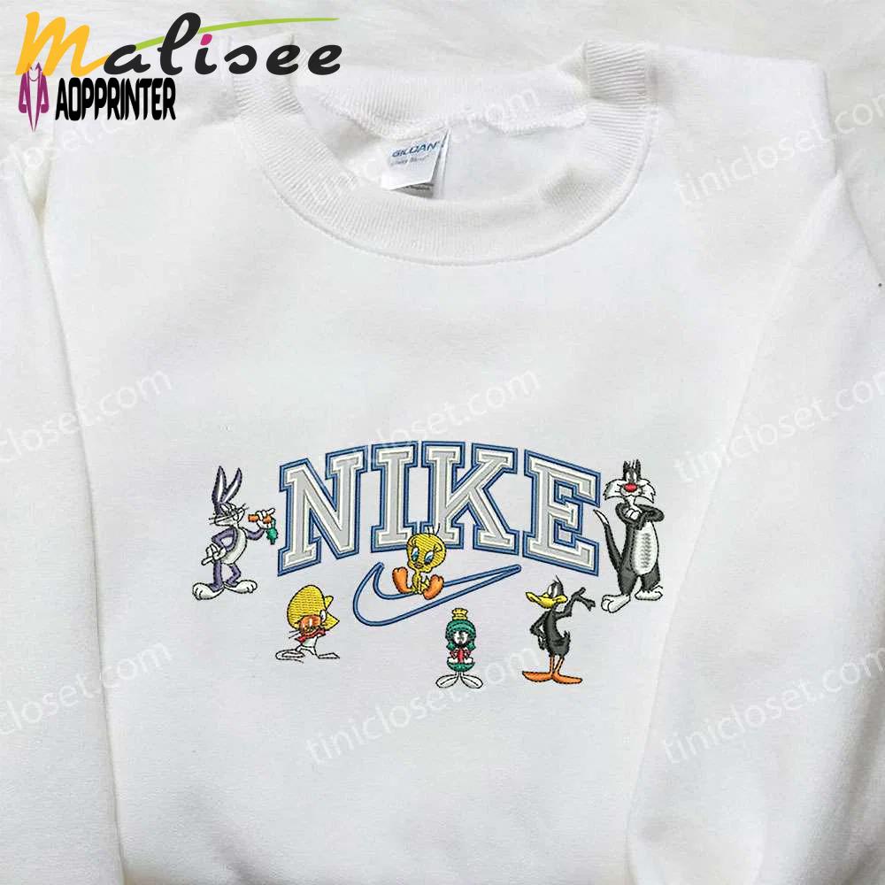 Nike x looney tunes embroidered shirt – cartoon inspired tee Embroidered Shirt