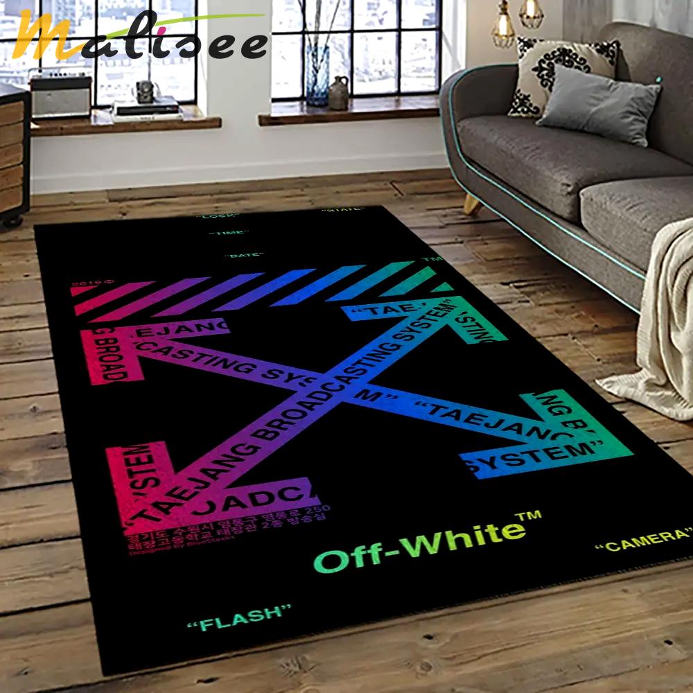 Off white fashion carpet rectangle area rug for living room bedroom decor owt23 Rectangle Rug