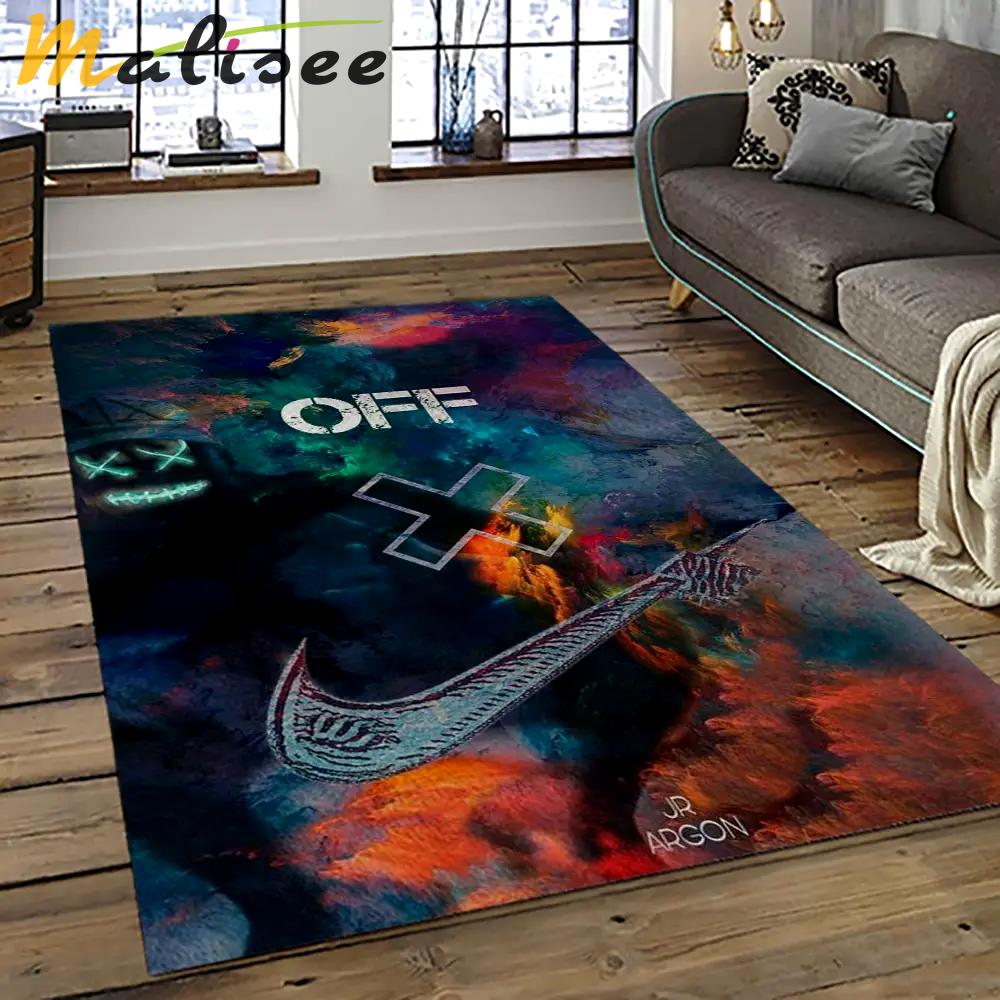 Off white fashion carpet rectangle area rug for living room bedroom decor owt38 Rectangle Rug