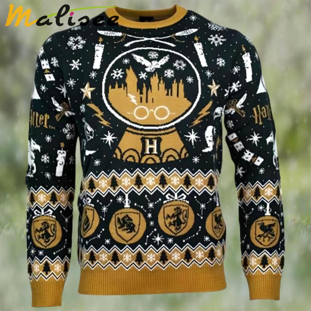 Official harry potter `snow globe ugly christmas sweater Christmas Ugly Sweater