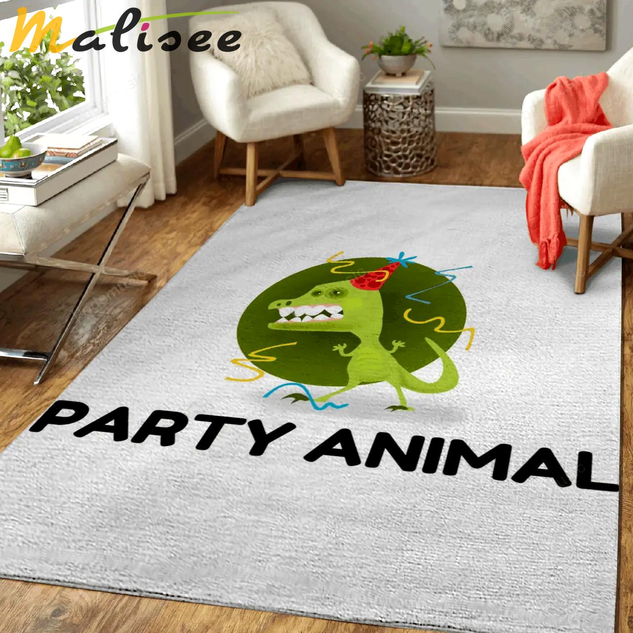 Party animal funny music art for fans area rug living room carpet rug regtangle carpet floor decor home decor Rectangle Rug