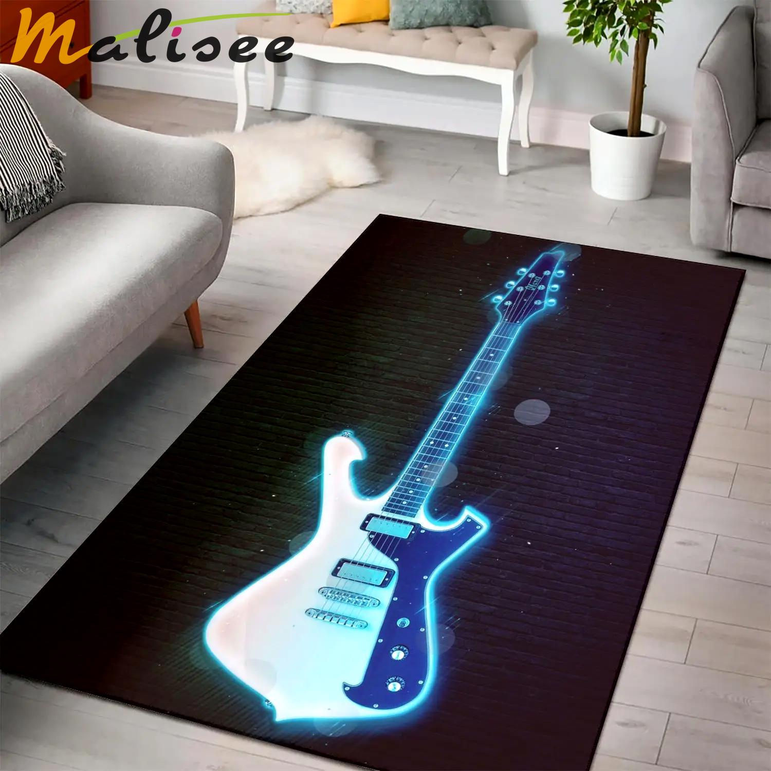 Paul gilbert instrument area rug living room rug home decor bedroom family decor Rectangle Rug