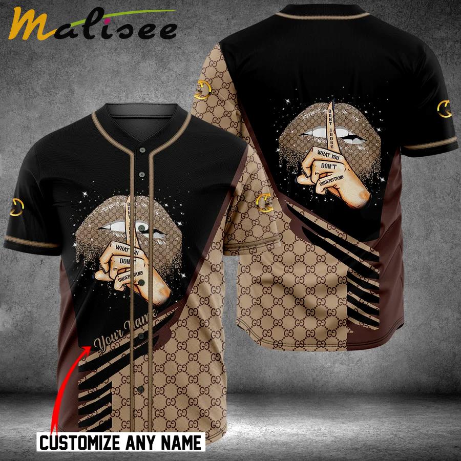 Personalized gucci baseball jersey shirt luxury clothing clothes sport for men women hot 2023 Baseball Jersey Shirt