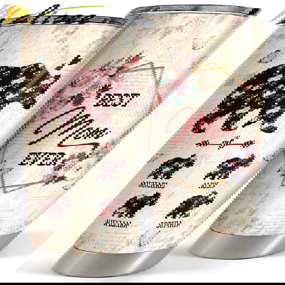 Personalized mama bear tumbler best mom ever mother’s day gifts Personalized Tumbler