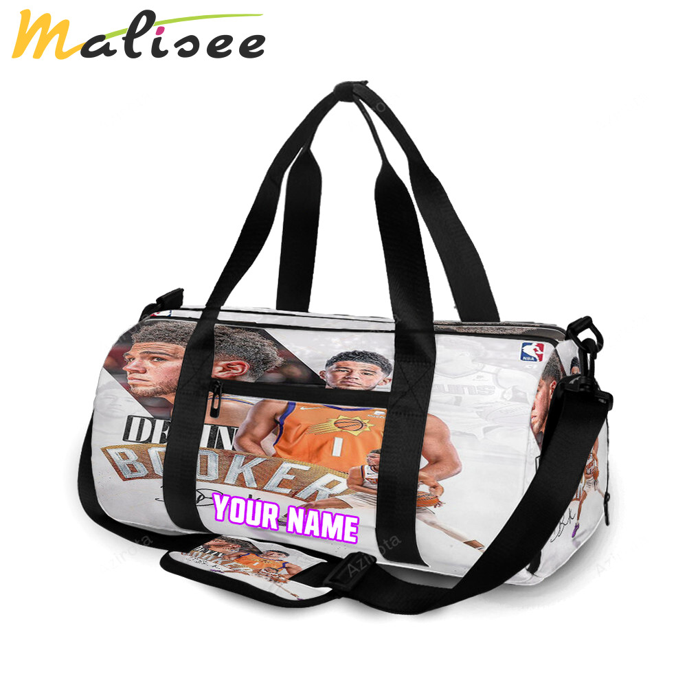 Phoenix suns devin booker 1 v5 personalized name travel bag gym bag 2177 Travel Bag