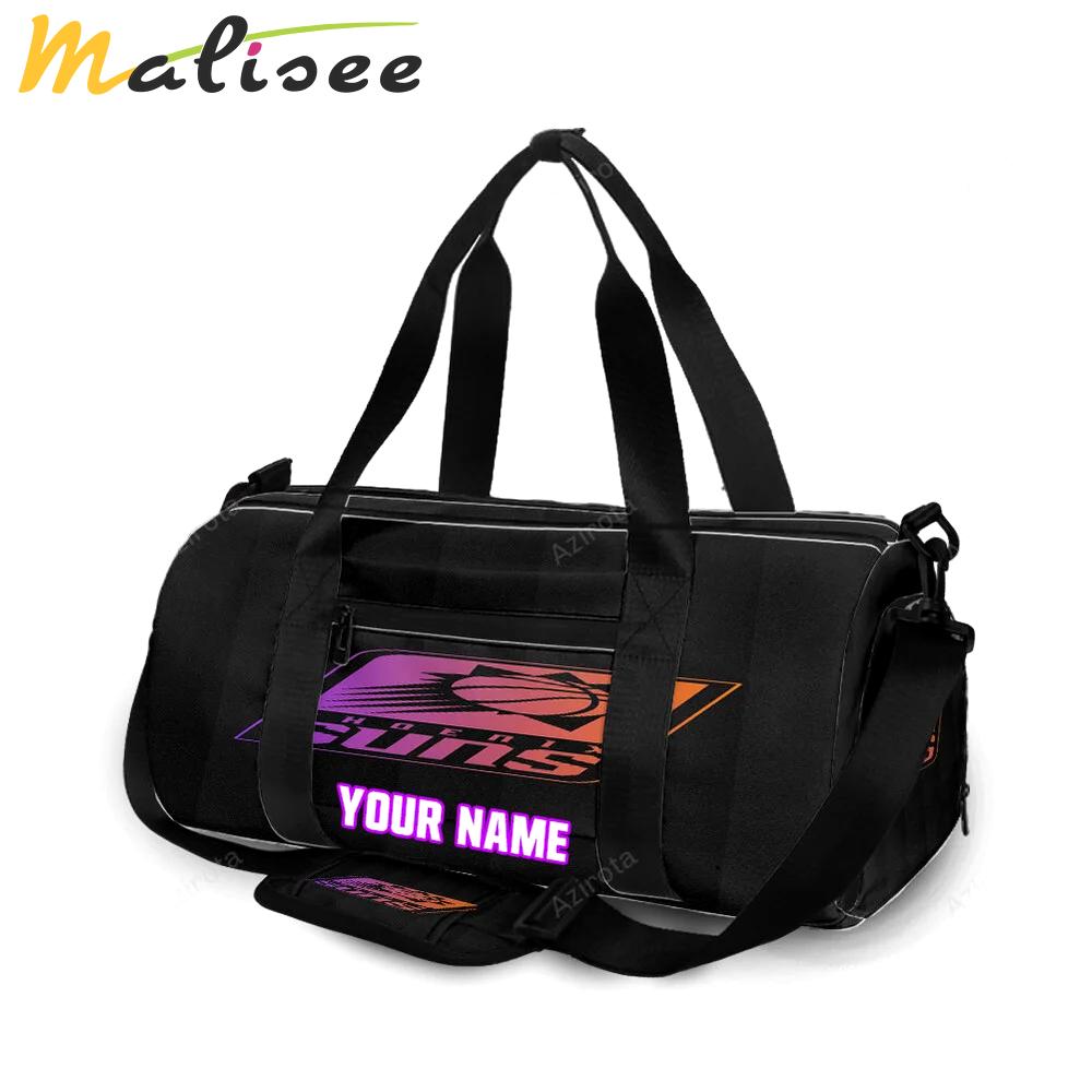 Phoenix suns emblem v4 personalized name travel bag gym bag 2638 Travel Bag