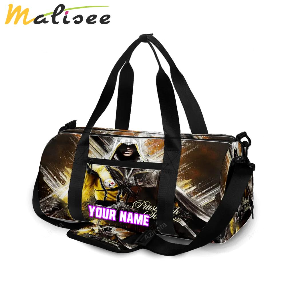 Pittsburgh steelers hero personalized name travel bag gym bag 992 Travel Bag