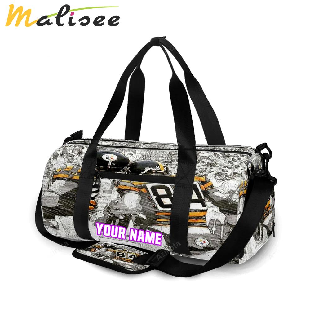 Pittsburgh steelers players team m4 personalized name travel bag gym bag 426 Travel Bag
