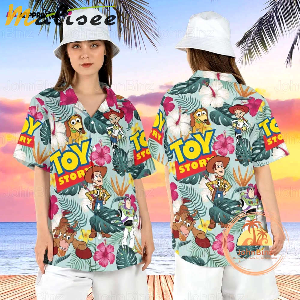 Playful toy story hawaiian shirts – woody buzz & more character aloha beach shirts Hawaii Shirt