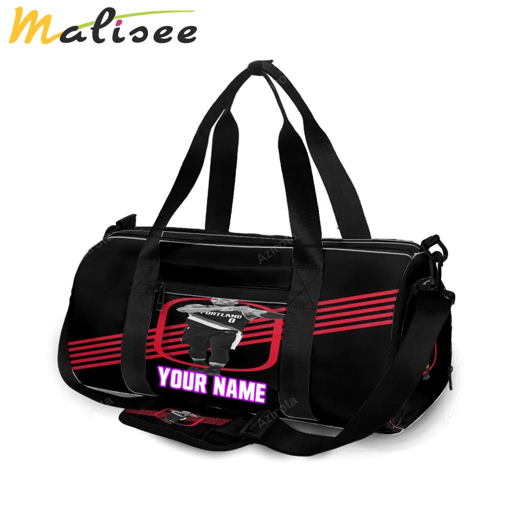 Portland trail blazers carmelo anthony3 personalized name travel bag gym bag 2274 Travel Bag