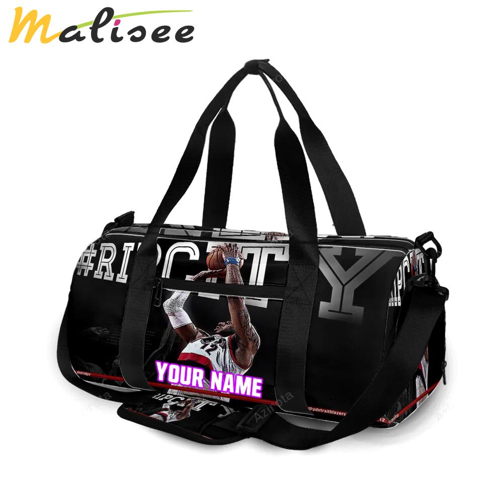 Portland trail blazers lamarcus aldridge1 personalized name travel bag gym bag 2284 Travel Bag