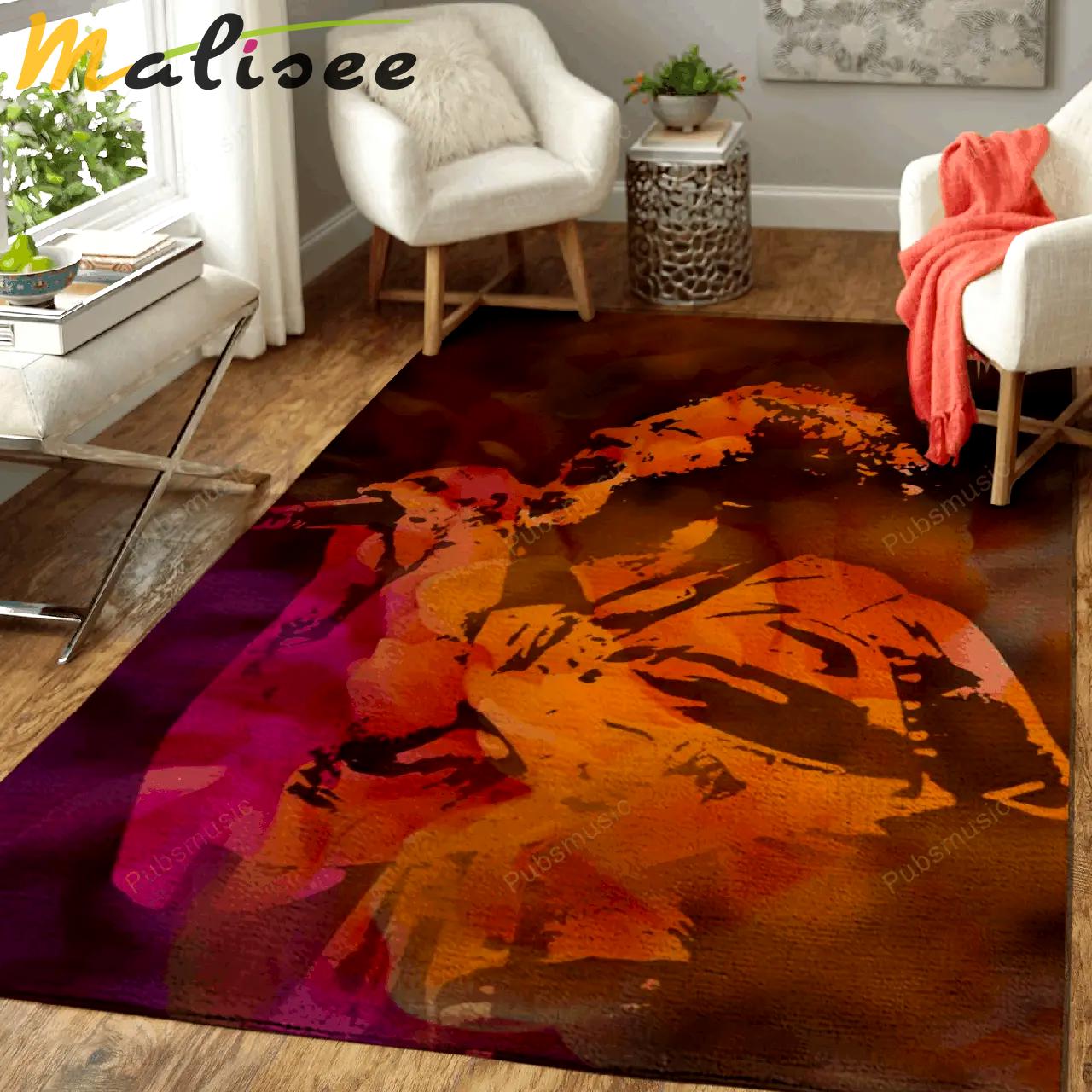 Post malone music artwork art for fans area rug living room carpet rug regtangle carpet floor decor home decor Rectangle Rug