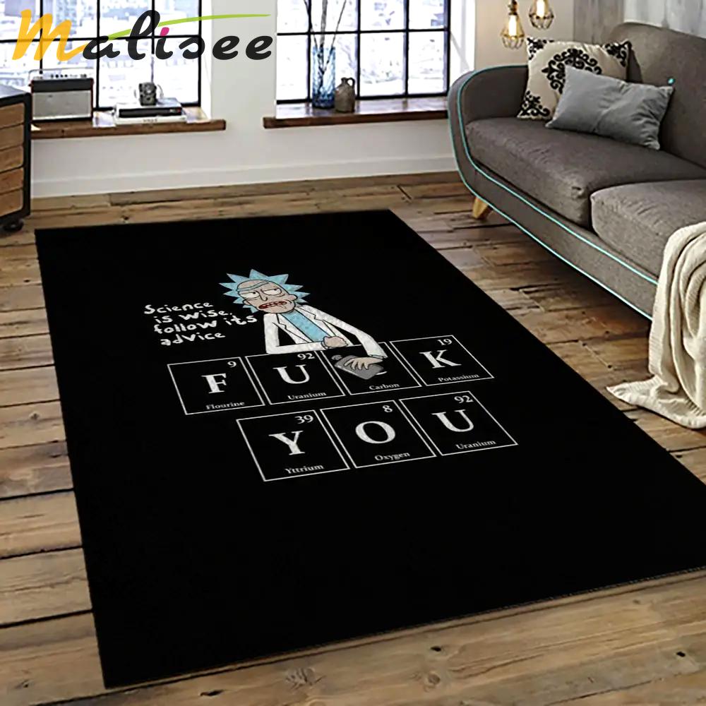 Rick and morty cartoon tv show retangle carpet area rug home decor best gift for family rm17 Rectangle Rug