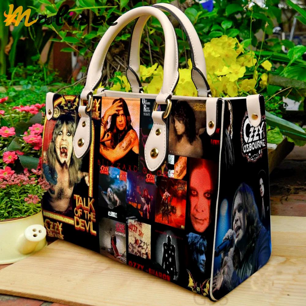Rock your women s day with ozzy osbourne leather hand bag gift for women’s day – g95 3604 Women Leather Hand Bag
