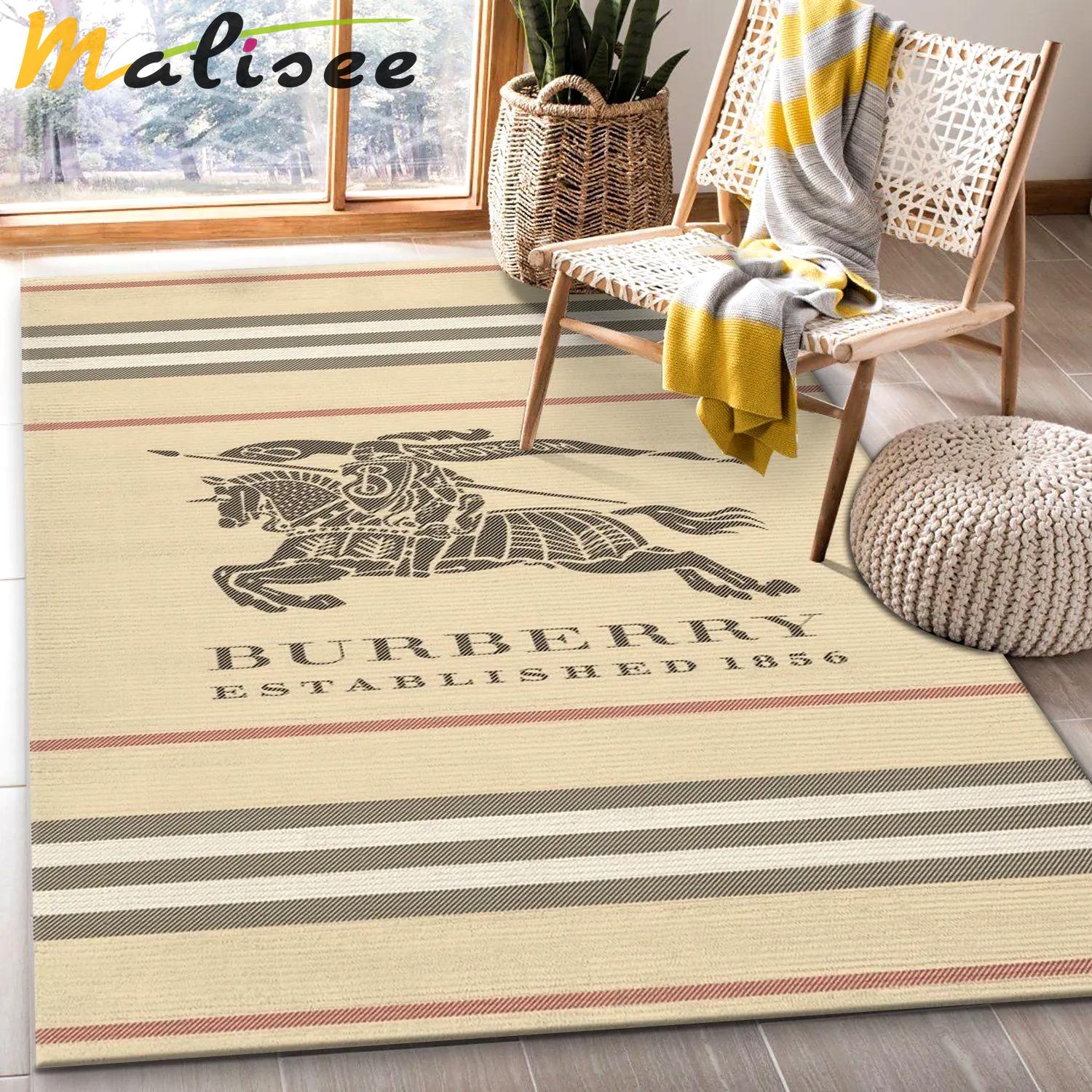 Rugs in living room and bedroom - Burberry area rug living room rug floor mats keep warm in winter Rectangle Rug