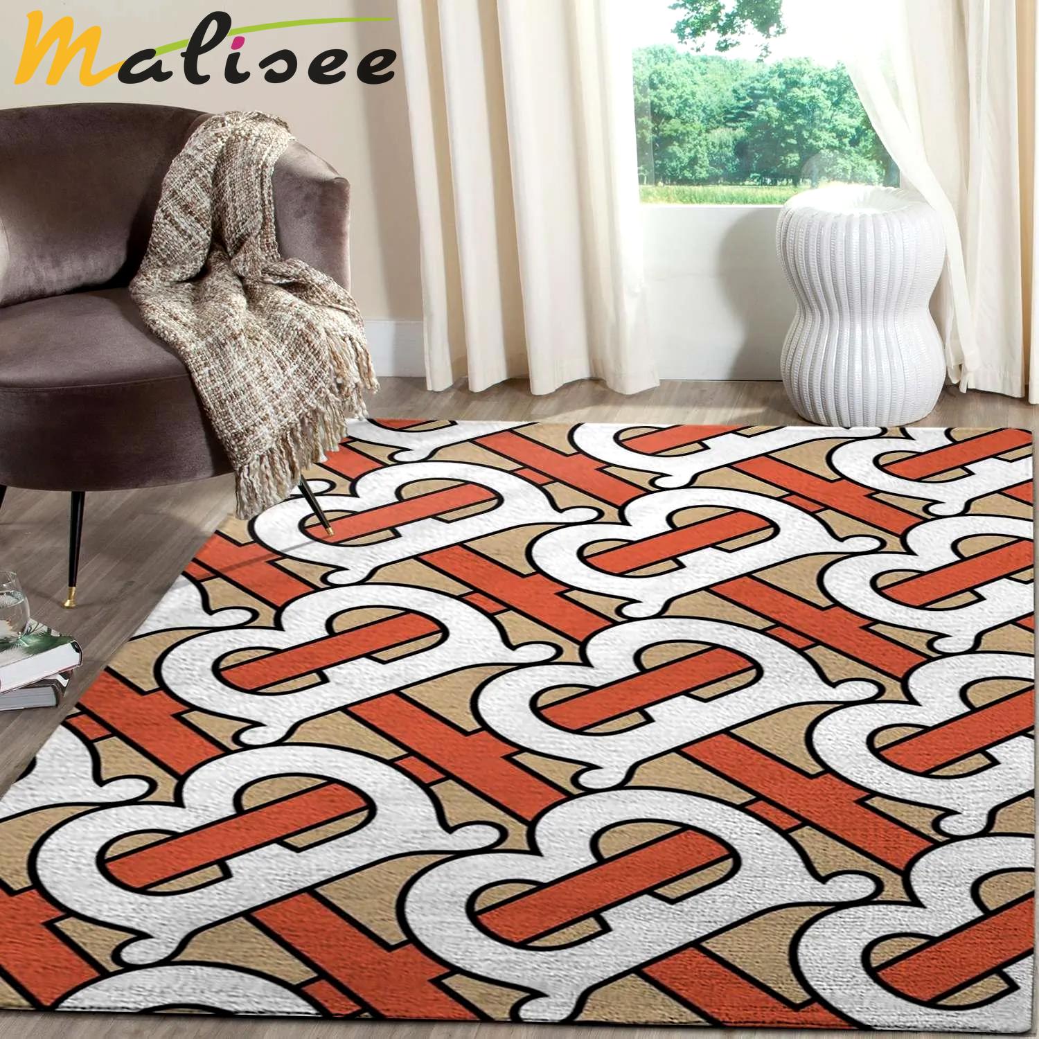 Rugs in living room and bedroom - Burberry luxury area rug carpet living room rug floor mats keep warm in winter Rectangle Rug