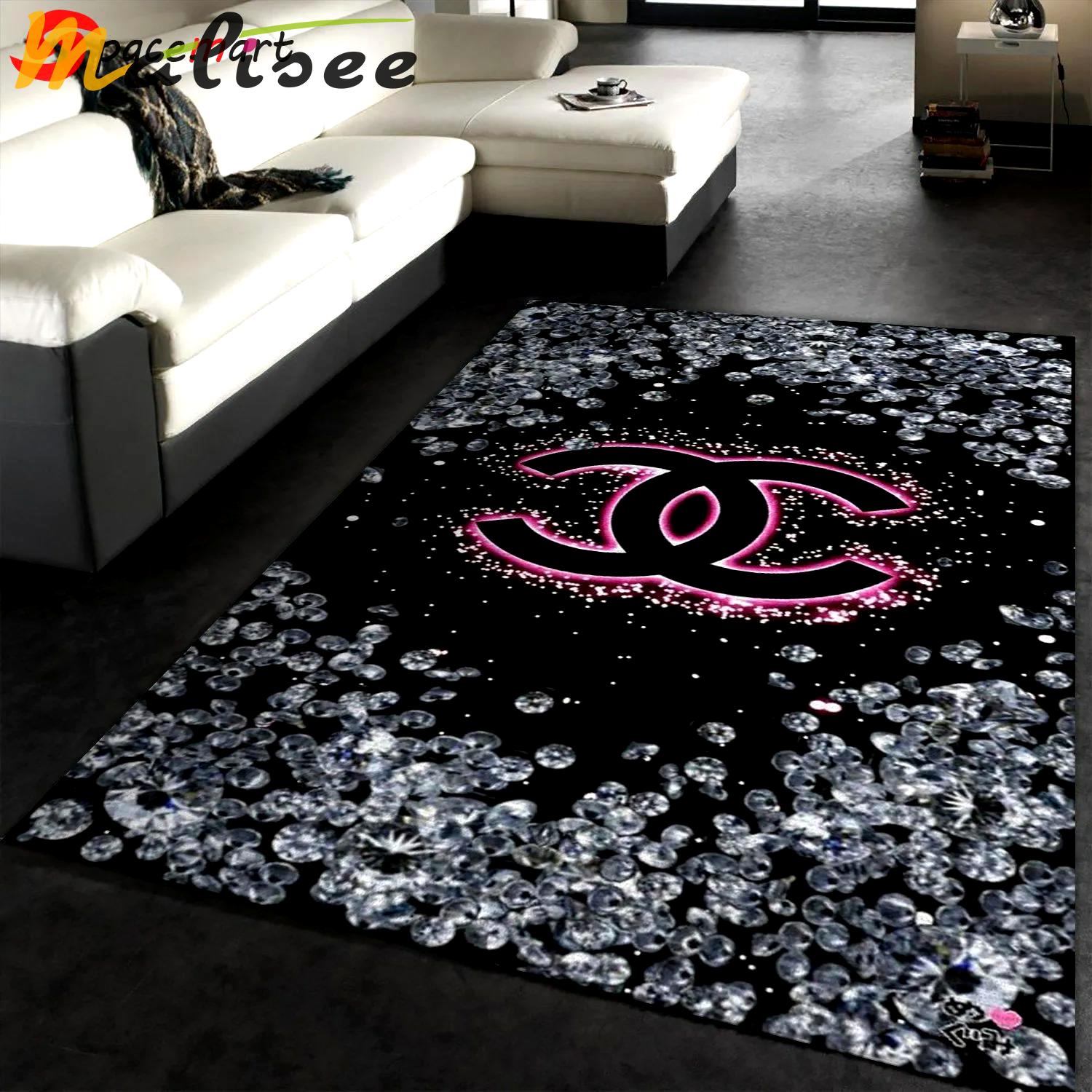 Rugs in living room and bedroom - Chanel area rugs living room carpet local brands floor decor the us decor large (5ft x 8ft) - rugs Rectangle Rug