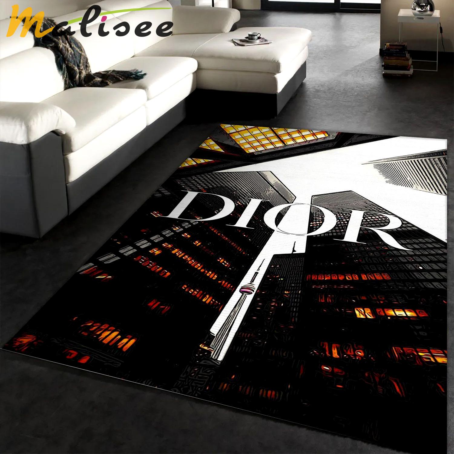 Rugs in living room and bedroom - Dior fashion area rug living room rug christmas gift us decor Rectangle Rug