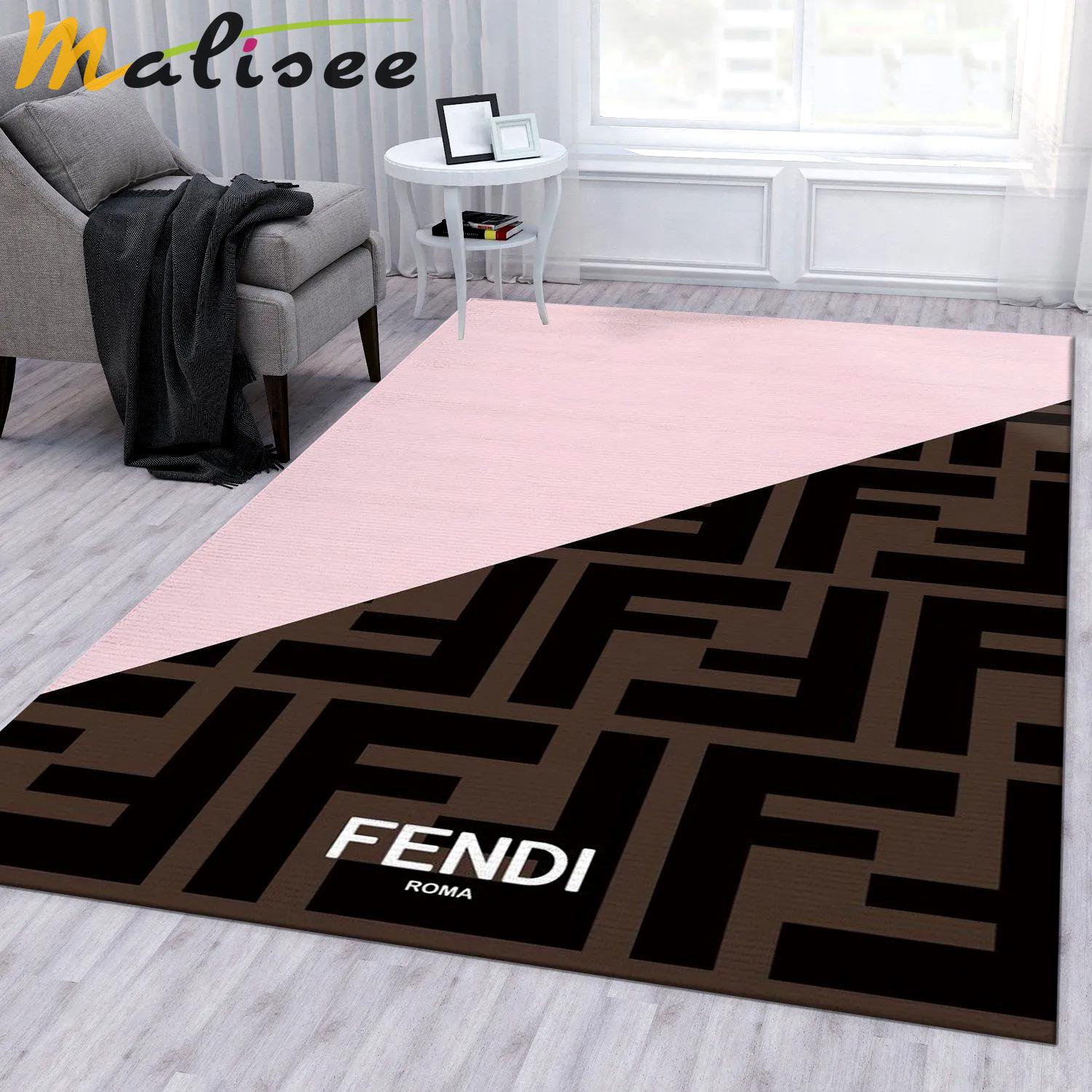 Rugs in living room and bedroom - Fendi area rug living room rug christmas gift us decor Rectangle Rug