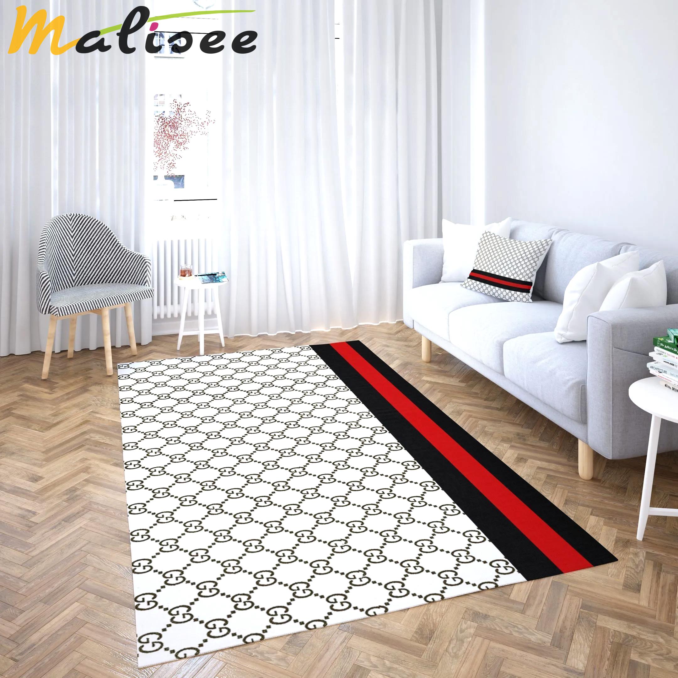 Rugs in living room and bedroom - Gucci white luxury area rug 08 for living room bedroom carpet floor mats keep warm in winter mat Rectangle Rug