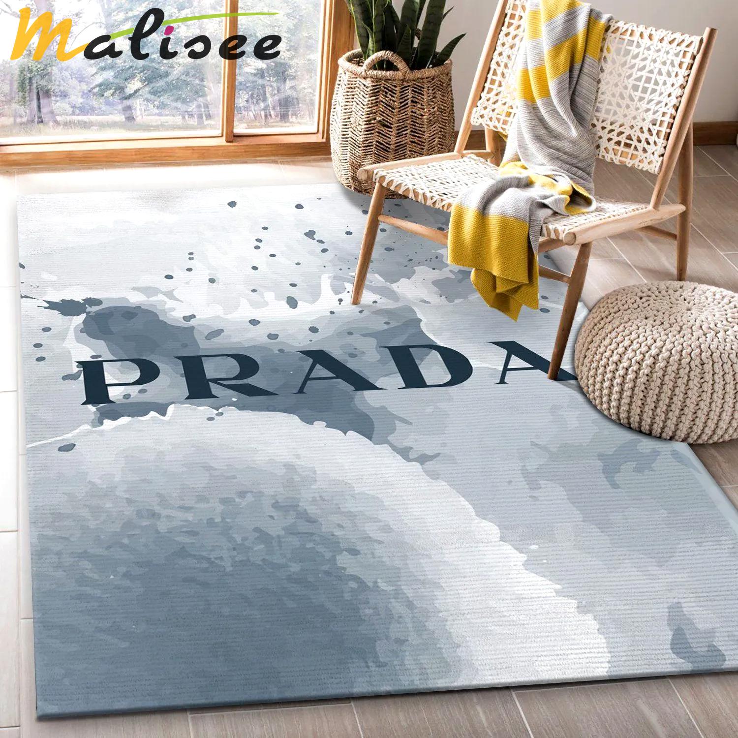 Rugs in living room and bedroom - Prada area rug fashion brand rug christmas gift floor mats keep warm in winter Rectangle Rug